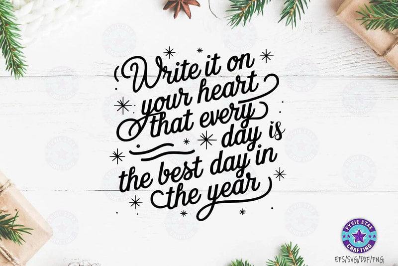 New Year Quotes SVG Design, New Year Quotes t-shirt SVG FiveStarCrafting 