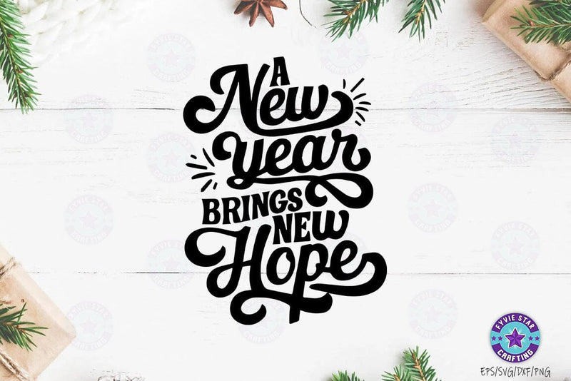 New Year Quotes SVG Design, New Year Quotes t-shirt SVG FiveStarCrafting 