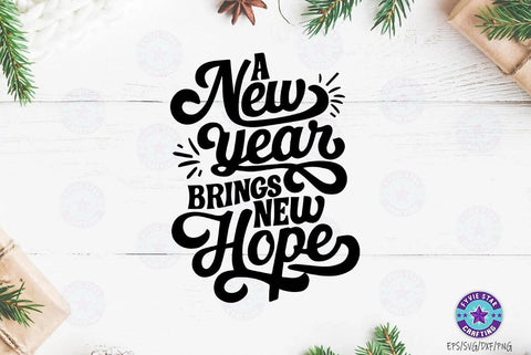New Year Quotes SVG Design, New Year Quotes t-shirt SVG FiveStarCrafting 