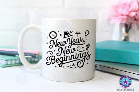 New Year Quotes SVG Design, New Year Quotes t-shirt SVG FiveStarCrafting 