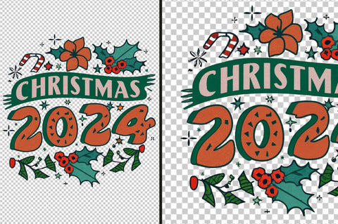 New Year Retro PNG Sublimation Bundle Sublimation designartist 