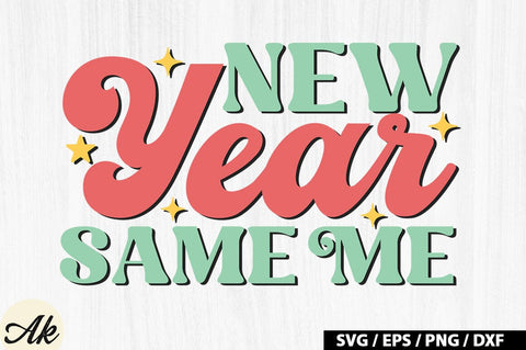 New year same me Retro SVG SVG akazaddesign 