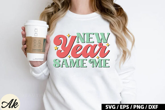 New year same me Retro SVG SVG akazaddesign 