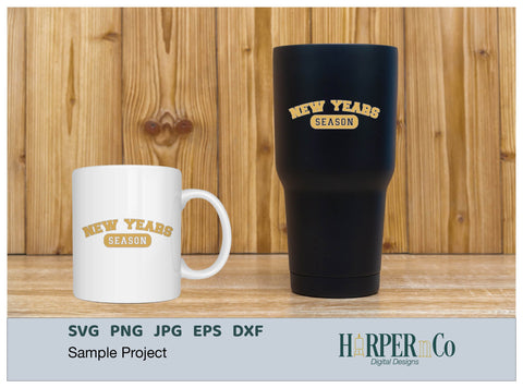 New Year Season SVG PNG Cut EPS File SVG HarperNCo 