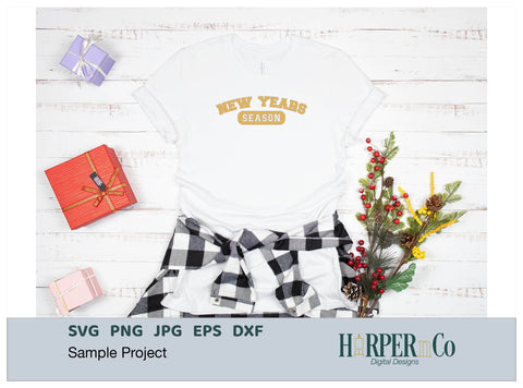 New Year Season SVG PNG Cut EPS File SVG HarperNCo 