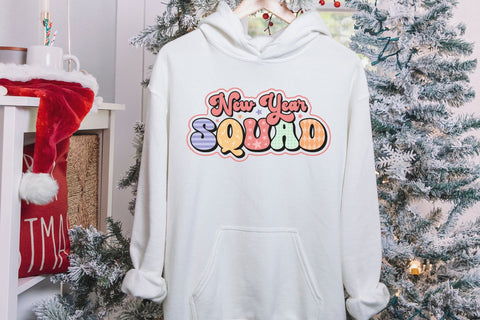 New Year Squad PNG Retro Sublimation Sublimation CraftLabSVG 