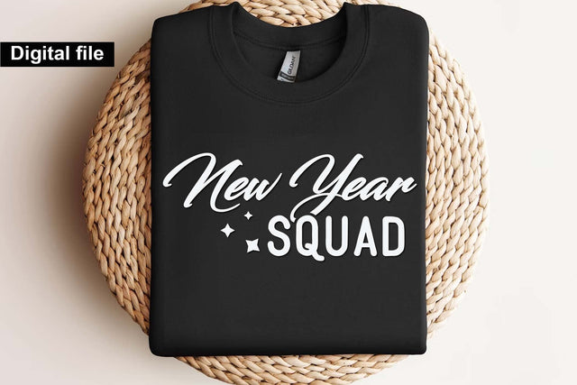 New year squad svg, New year t shirt svg, Funny New year cut files, New year gift shirt svg, New Years Party, Cosy Season svg SVG Isabella Machell 