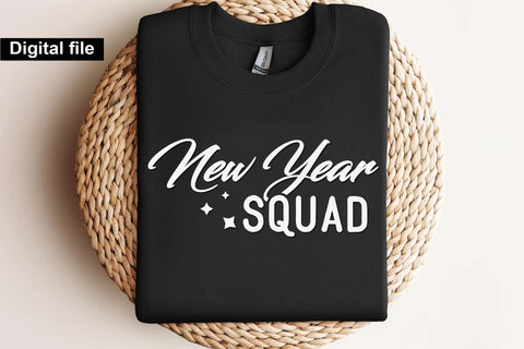 New year squad svg, New year t shirt svg, Funny New year cut files, New year gift shirt svg, New Years Party, Cosy Season svg SVG Isabella Machell 