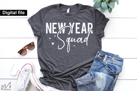 New year squad svg, New year t shirt svg, Funny New year cut files, New year gift shirt svg, New Years Party, Cosy Season svg SVG Isabella Machell 