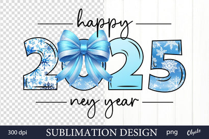 New Year Sublimation Design, 2025 Tshirt PNG Sublimation Olga Terlyanskaya 