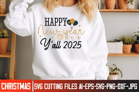 New Year SVG Bundle, New Year SVG Bundle 2025,New Year SVG,Happy New Year 2025 SVG bundle,New year Sublimation Bundle,New Year SVG Bundle Quotes SVG BlackCatsMedia 