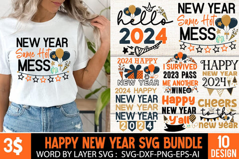 New Year SVG Bundle | New Year SVG Bundle Quotes | New Year SVG Bundle Clipart New Year SVG Bundle 2023 | New Year 2024 SVG Cut File | 2024 New Year SVG bundle | New Year SVG Design 2024 SVG BlackCatsMedia 