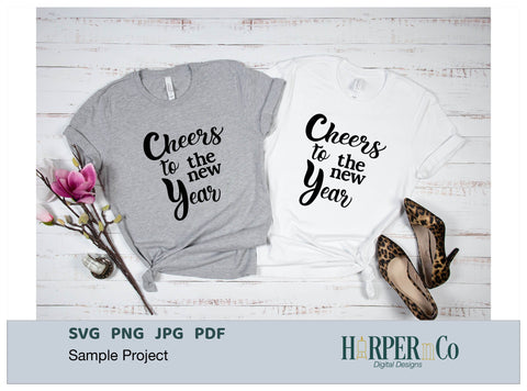 New Year SVG PNG Cut EPS File SVG HarperNCo 