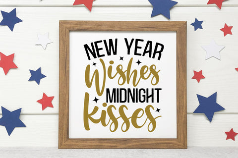 New year wishes midnight Svg Design SVG Regulrcrative 