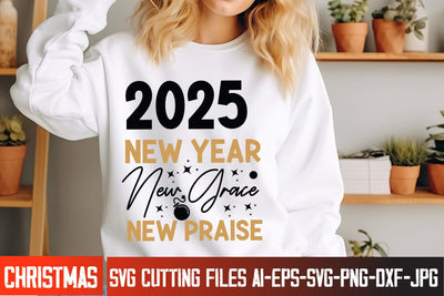 New Year2025 Loading SVG Design, SVG BlackCatsMedia 