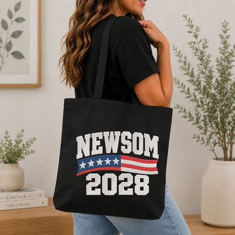 Newsom 2028 American Flag Embroidery Design – Political Election Machine Embroidery File Embroidery/Applique DESIGNS PatternFeed8 