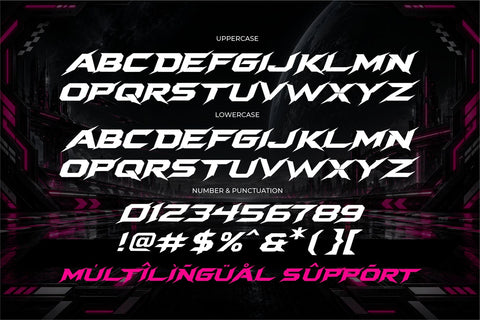 Nexroid – Powerful Futuristic Racing Font Font Mozzatype 