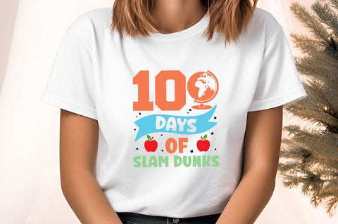 NGD004-B014 - 8 100 Days Of Slam Dunks (2) Design SVG Designangry 