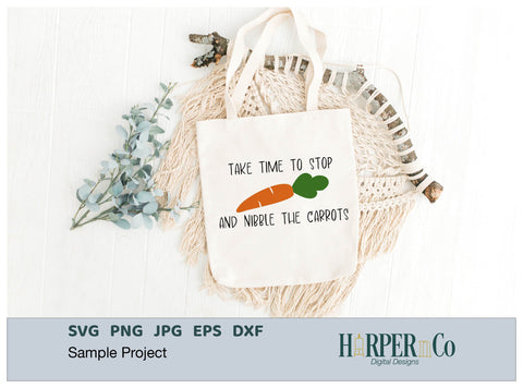 Nibble Carrots SVG PNG Cut EPS File SVG HarperNCo 