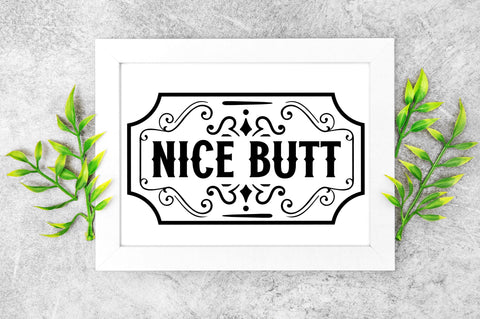 Nice butt svg design SVG Regulrcrative 
