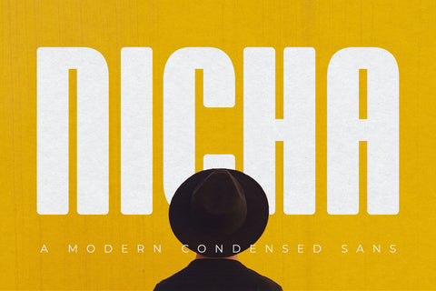 Nicha - Condensed Sans Font studioalmeera 