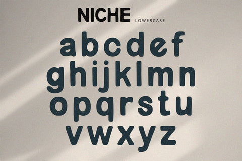 Niche - Rough Display Font Alpaprana Studio 