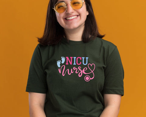 NICU Nurse Cute Shirt Svg, NICU Nurse Svg Heart, Nursing Svg, Nurse Shirt Svg, Svg Filed for Cricut Silhouette, Instant Download SVG DesignDestine 