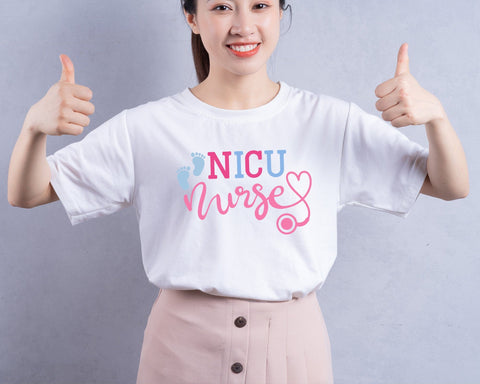NICU Nurse Cute Shirt Svg, NICU Nurse Svg Heart, Nursing Svg, Nurse Shirt Svg, Svg Filed for Cricut Silhouette, Instant Download SVG DesignDestine 