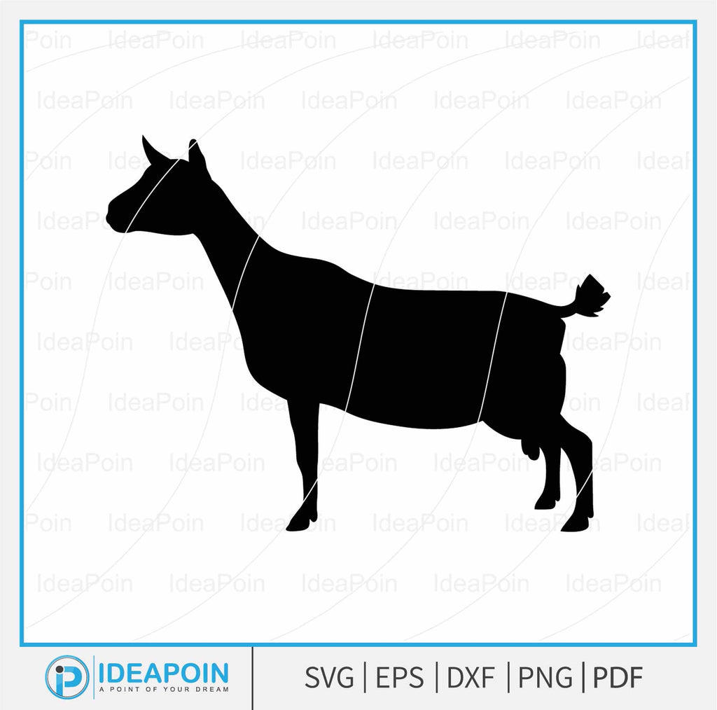 Mini Goat Svg Nigerian Dwarf Goat SVG, Show Goat png, Dairy Goat svg, Nigerian Dwarf ...