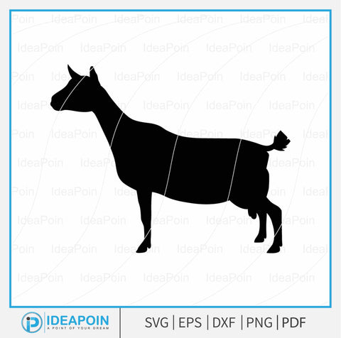 Nigerian Dwarf Goat SVG, Show Goat png, Dairy Goat svg, Nigerian Dwarf Goat SVG Bundle, Nigerian dwarf monogram, Livestock svg, Goat SVG SVG Dinvect 