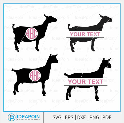 Nigerian Dwarf Goat SVG, Show Goat png, Dairy Goat svg, Nigerian Dwarf Goat SVG Bundle, Nigerian dwarf monogram, Livestock svg, Goat SVG SVG Dinvect 