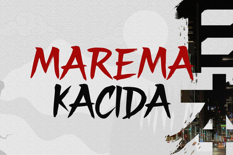 Night Blaze – Brush Font for Sharp Design Font Mozzatype 