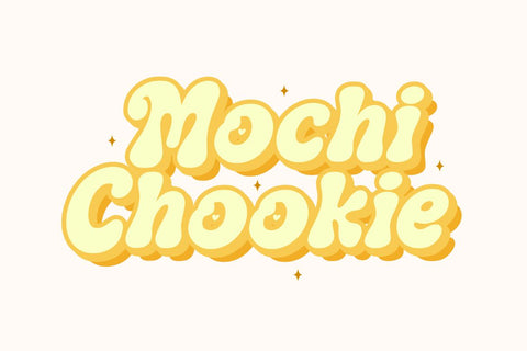 Night Bubble - Retro Groovy Font Font Masyafi Studio 