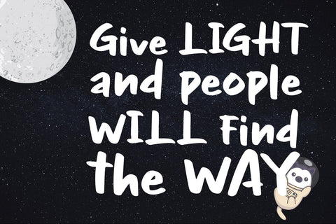 Night Glow Font Dm Letter Studio 