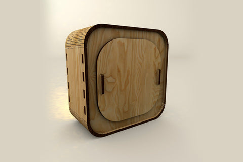 Night Light for New Year Holidays - Laser Cut File SVG LaserCutano 