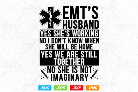 Night Shift Emt Husband Paramedic Wife Ems Svg Png, EMT Svg, EMS Svg, Paramedic Svg, Medical Svg, Ems Emblem, SVG File For Cricut SVG DesignDestine 