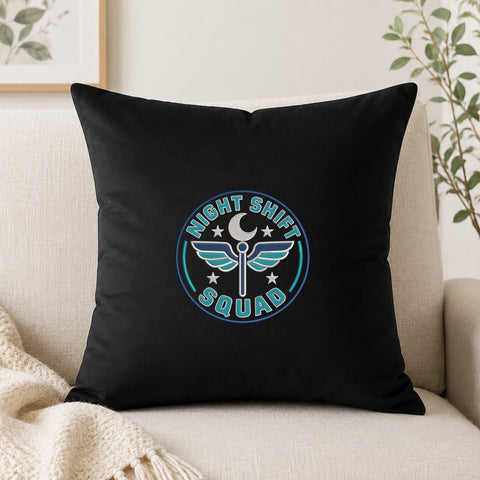 Night Shift Squad Embroidery Design – Nurse Night Shift Machine Embroidery File, Medical Caduceus Healthcare Design Embroidery/Applique DESIGNS PatternFeed8 