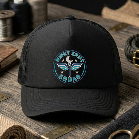 Night Shift Squad Embroidery Design – Nurse Night Shift Medical Badge Machine Embroidery File Embroidery/Applique DESIGNS PatternFeed8 