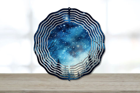 Night Sky Wind Spinner Sublimation Designs Bundle Sublimation Regulrcrative 