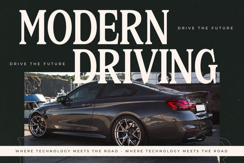 Nightbor - Modern Display Serif Font Letterena Studios 