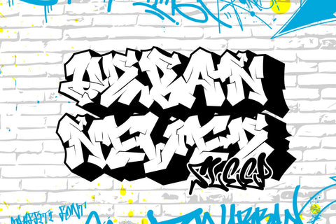 Nightclaw Vandal – Wild 3D Layered Graffiti Font with Arrow-Tagged Style Font Mozzatype 