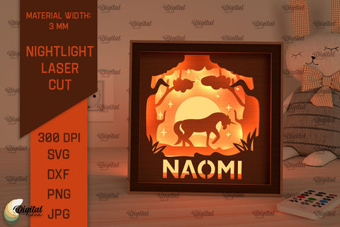 Nightlight Laser Cut Bundle. Home Decor SVG SVG Evgenyia Guschina 