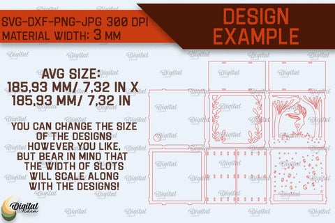 Nightlight Laser Cut. Home Decor SVG SVG Evgenyia Guschina 