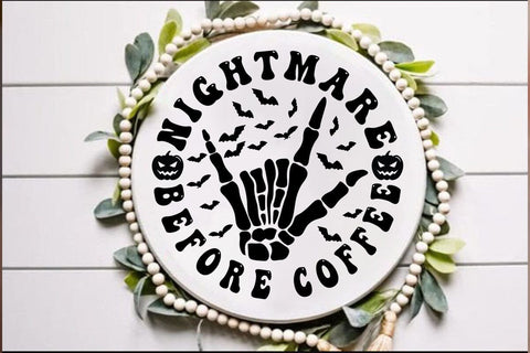 nightmare before coffee SVG Angelina750 