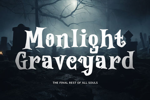 NIGHTMARE - Halloween Font Font Mozarella 