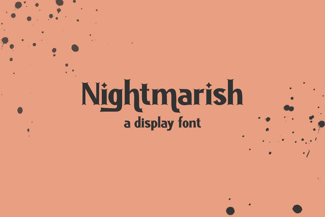 Nightmarish Serif Font Font Beck McCormick 