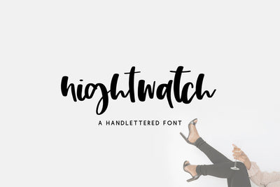 Nightwatch Script Font Beck McCormick 