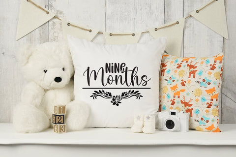 Nine Months SVG Design SVG Designangry 