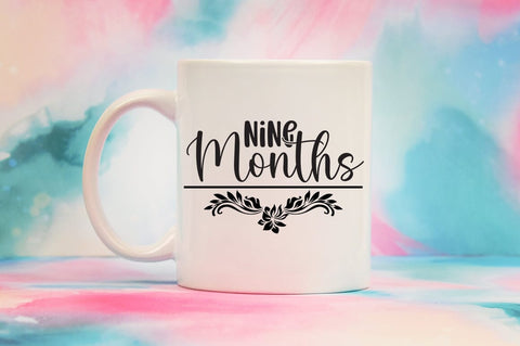 Nine Months SVG Design SVG Designangry 
