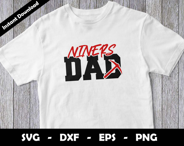 Niners Dad SVG Cut File, Niners logo SVG Design, Niners Dad Football, T-Shirt Sublimation Design Png SVG Arthur Arellano 